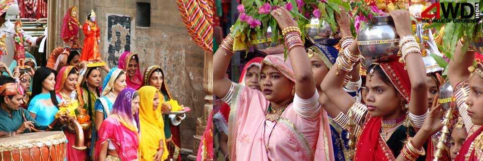 Gangaur Festival with Golden Triangle Tour Package
