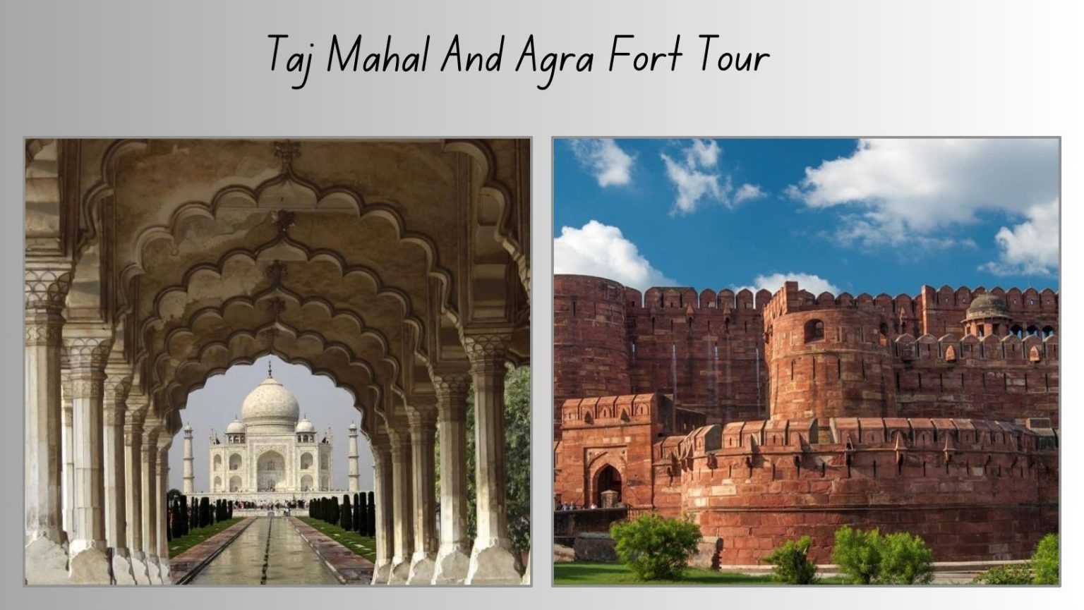 Taj Mahal And Agra Fort Tour