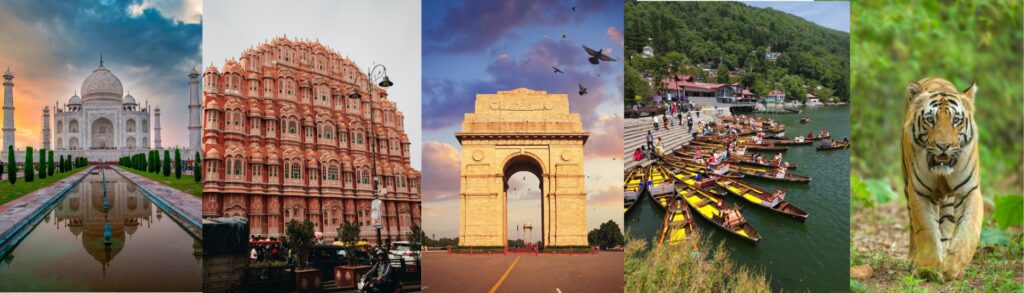 14 Nights and 15 Days
Customize Now This tour is as per your convenience. You are completely free to choose car, hotel, places to visit, and activities as per your wish and comfort. Or you may also follow the suggested itinerary to help you plan your trip.
Delhi (2N)
Jaipur (2N)
Agra (1N)
Corbett (2N)
Ranikhet (2N)
Kausani (2N)
Almora (2N)
Nainital (1N)