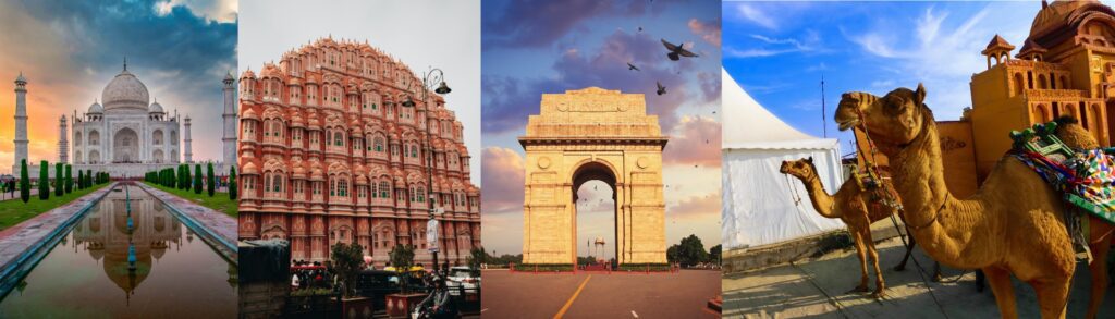 11 Nights 12 Days
Customize Now This tour is as per your convenience. You are completely free to choose car, hotel, places to visit, and activities as per your wish and comfort. Or you may also follow the suggested itinerary to help you plan your trip.
Delhi (1N)
Agra (1N)
Ranthambore(1N)
Jaipur(2N)
Gagron Fort (1N)
Udaipur(1N)
Vadodara(2N)
Ahmedabad(1N)